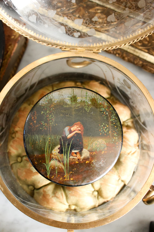 Hand Painted Lacquered Box