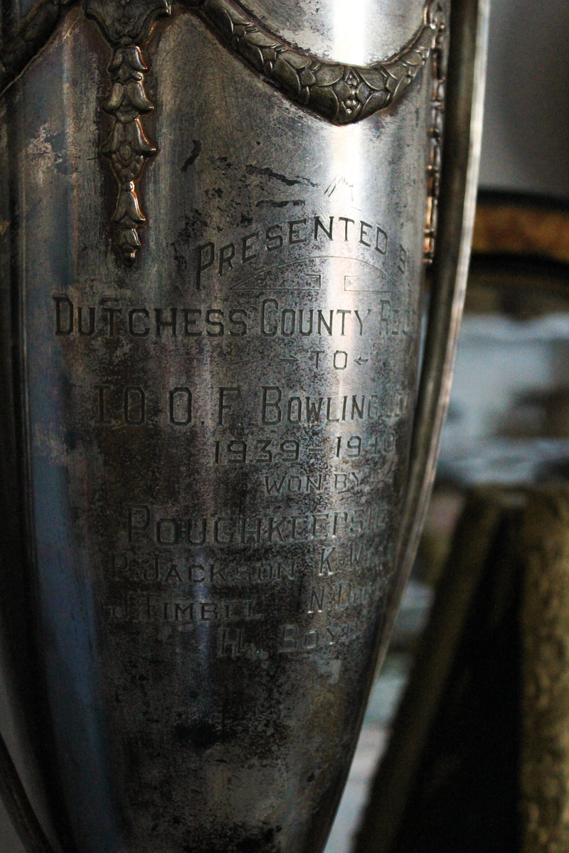 Vintage Silver-plate Presentation Trophy | 1939–1940
