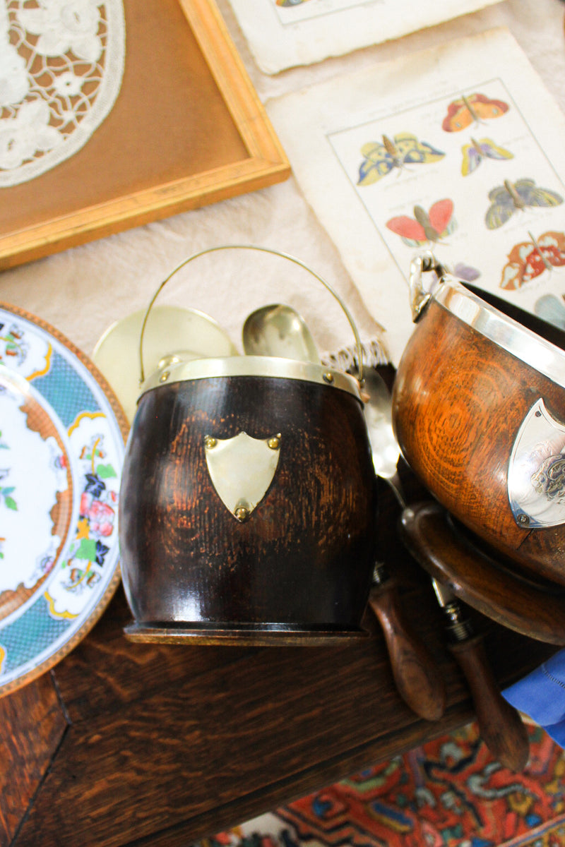 Antique English Biscuit Barrel