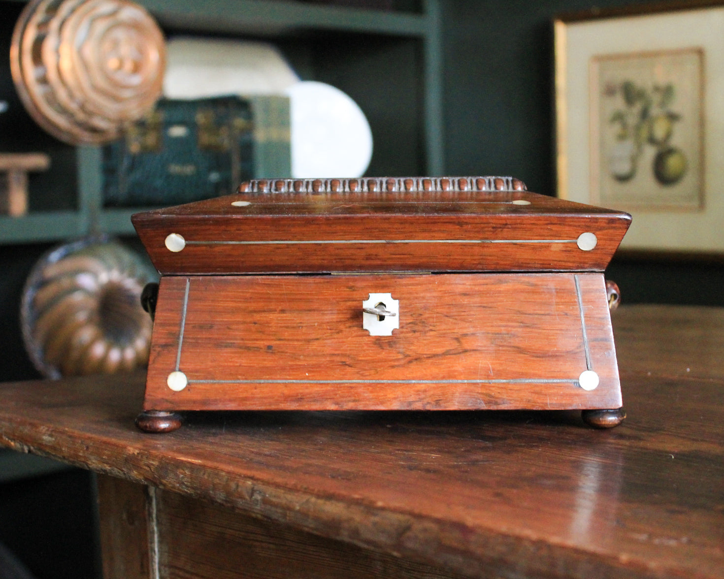 Regency Style Antique Rosewood Box