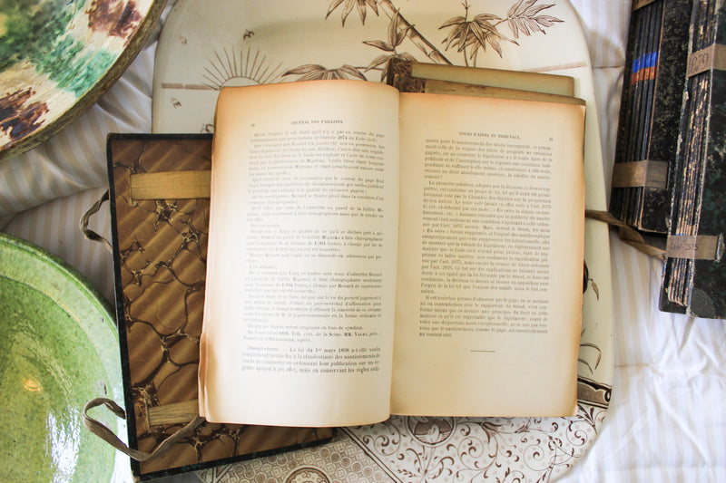 Antique French Legal Journals, 1890s