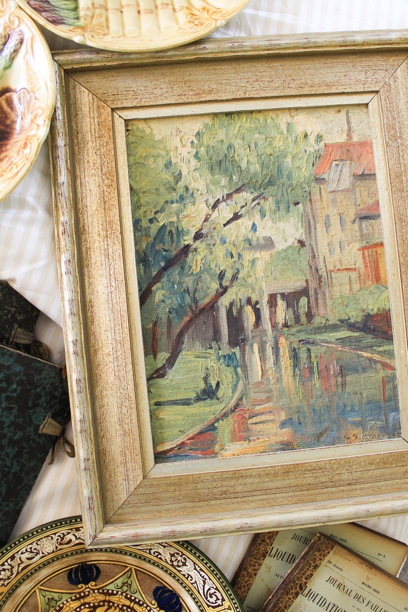 Impressionist Style Oil Painting on Board