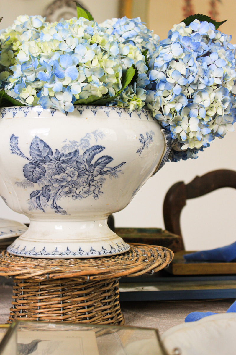 French Sarreguemines Flore Tureen