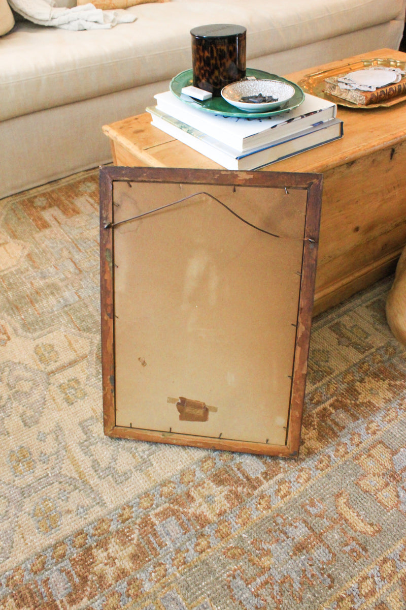 Antique Framed Architectural Print