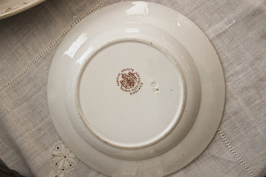 Antique Thomas Elsmore & Son “Parisian Granite” Plate