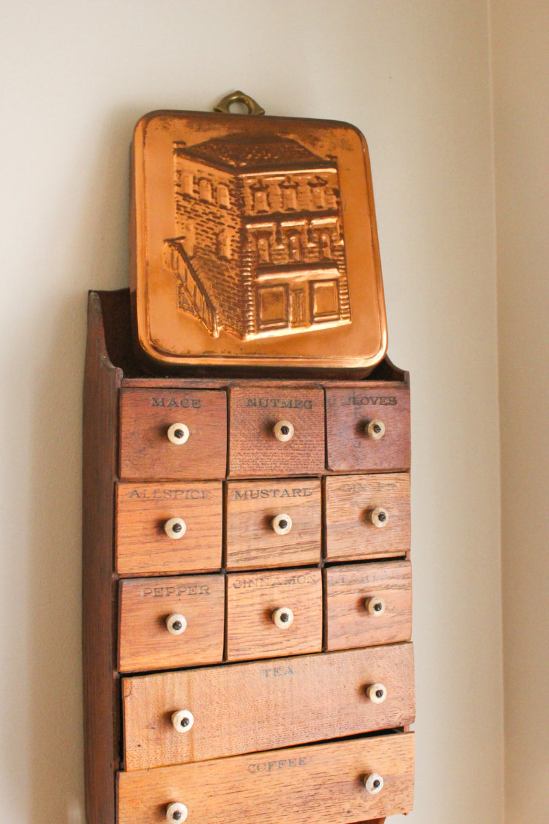 Vintage Copper Architectural Mold