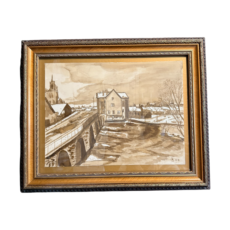 Parisian watercolor
