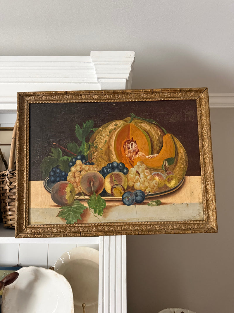 French Melon Still Life