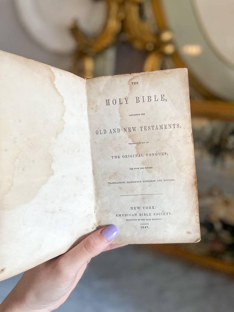 Antique Bible 1847